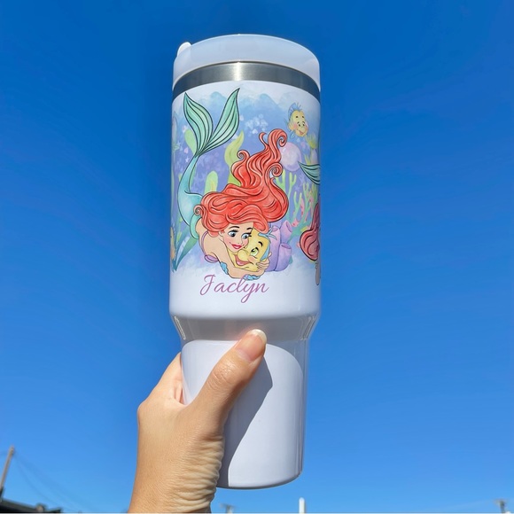 Disney Ariel The Princess Mermaid Brand new 40 oz double wall stainless … - Picture 3 of 6